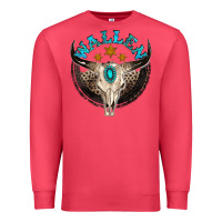 Cardinal wallen with bull skull Premium Sweatshirt - NancyCooperArtShop