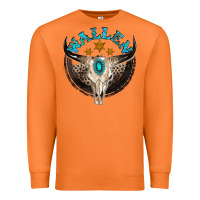 Carrot wallen with bull skull Premium Sweatshirt - NancyCooperArtShop