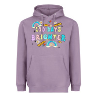 Lavender 100 days brighter Heavyweight Hoodie - MaliasSmallBusiness