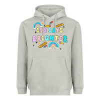 Moon Dust 100 days brighter Heavyweight Hoodie - MaliasSmallBusiness