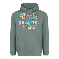 Sage 100 days brighter Heavyweight Hoodie - MaliasSmallBusiness