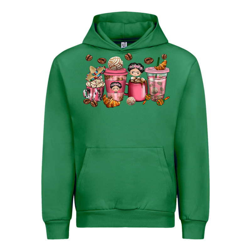 Cafecito Y Chisme Coffee Cups Urban Hoodie by texasbilliewilder | Teevron