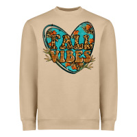 Mushroom fall vibes heart Heavyweight Sweatshirt - RanaPortraitStore