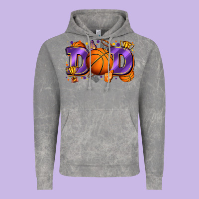 Dad Basketball Vintage Hoodie Designed By Zillion Design Studio