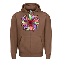 Chestnut easter spring sunflower Zipper Hoodie - Jasminsmagicworld