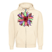 Sandshell easter spring sunflower Zipper Hoodie - Jasminsmagicworld