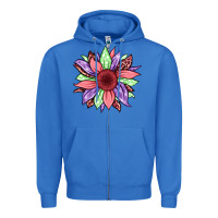 True Royal easter spring sunflower Zipper Hoodie - Jasminsmagicworld