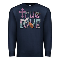 Navy true love Premium Sweatshirt - NancyCooperArtShop