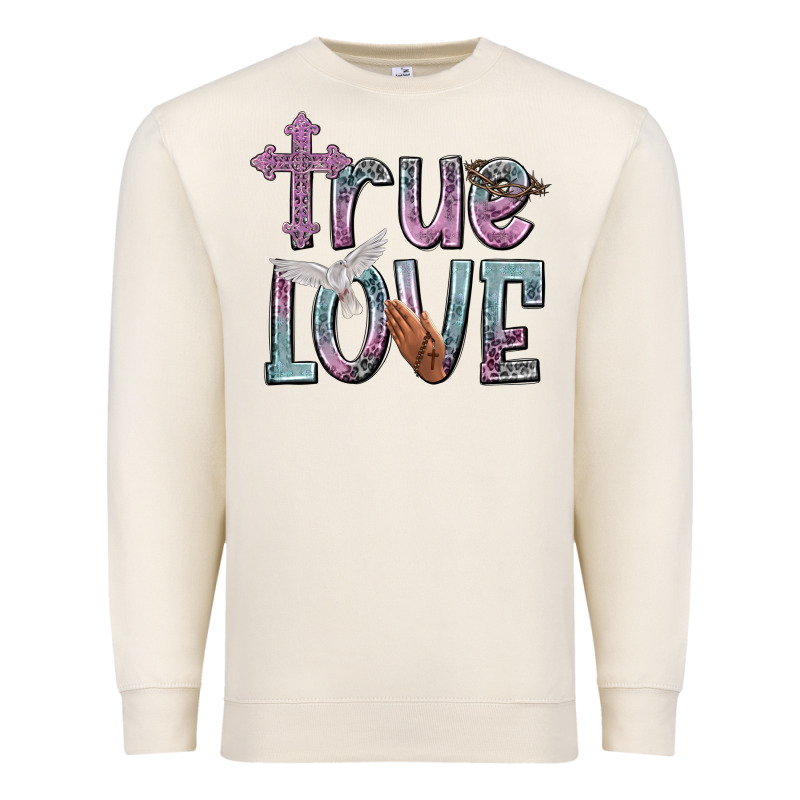 True Love Premium Sweatshirt by NancyCooperArtShop | Teevron