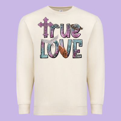 True Love Premium Sweatshirt Designed By Nancycooperartshop