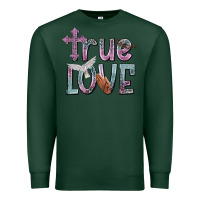Sports Green true love Premium Sweatshirt - NancyCooperArtShop