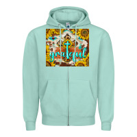 Grateful Cross Zipper Hoodie | Teevron