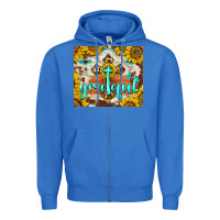 True Royal grateful cross Zipper Hoodie - BarkalooDesign
