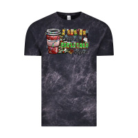 Cloud Black I Run On Coffee And Christmas Cheer Vintage Tee - CowhideDigitalArt