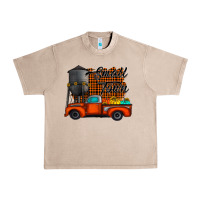 French Oak small town fall Urban Heavy Tee - CowhideDigitalArt