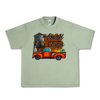 Oil Green small town fall Urban Heavy Tee - CowhideDigitalArt