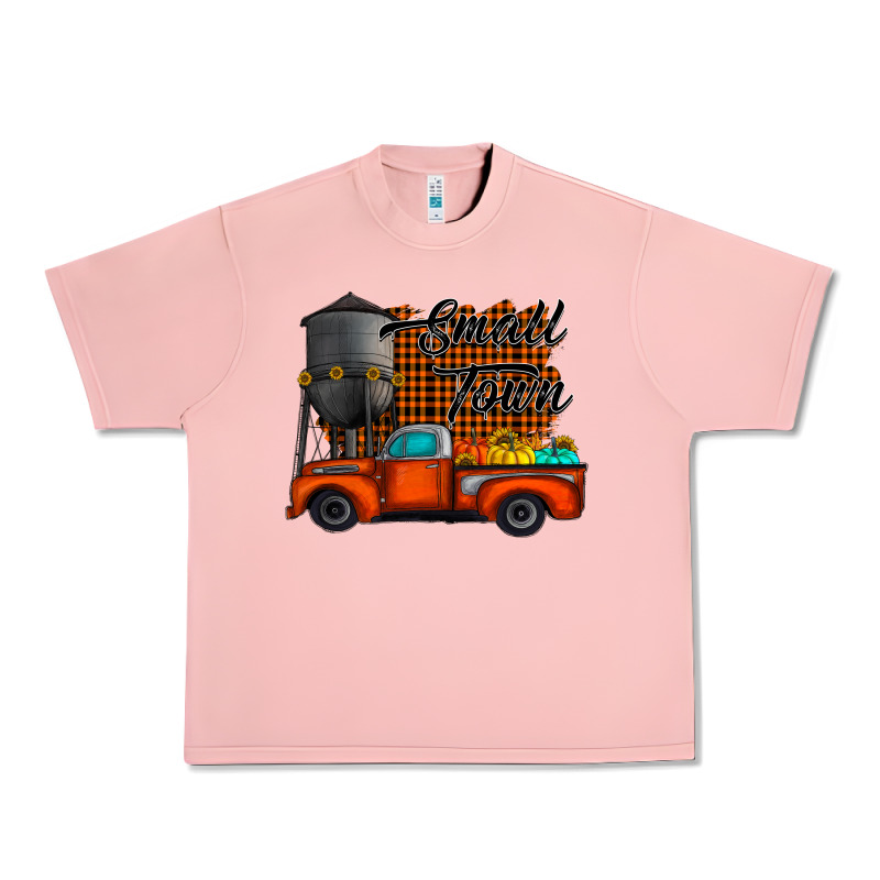 Small Town Fall Urban Heavy Tee by CowhideDigitalArt | Teevron