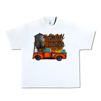 White small town fall Urban Heavy Tee - CowhideDigitalArt