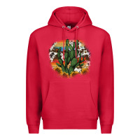 Cardinal cowhide aztec sunflowers cactus Premium Hoodie - AdoDesignShop