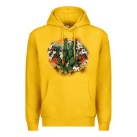 Lemon cowhide aztec sunflowers cactus Premium Hoodie - AdoDesignShop