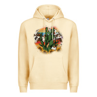 Pina Colada cowhide aztec sunflowers cactus Premium Hoodie - AdoDesignShop