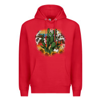 Red cowhide aztec sunflowers cactus Premium Hoodie - AdoDesignShop