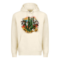 Tofu cowhide aztec sunflowers cactus Premium Hoodie - AdoDesignShop