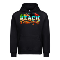 Foreset Green the beach is calling Urban Hoodie - NancyCooperArtShop