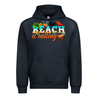 Navy the beach is calling Urban Hoodie - NancyCooperArtShop
