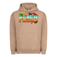 Pigment Burro the beach is calling Urban Hoodie - NancyCooperArtShop