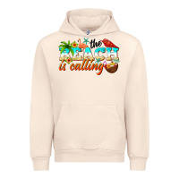 Sandshell the beach is calling Urban Hoodie - NancyCooperArtShop
