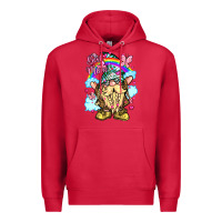 Cardinal best mom gnome rainbow clouds butterfly glitter Premium Hoodie - LillyAllenDesigns