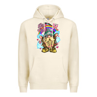 Tofu best mom gnome rainbow clouds butterfly glitter Premium Hoodie - LillyAllenDesigns