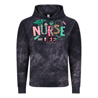 Cloud Black nurse life Vintage Hoodie - texasbilliewilder