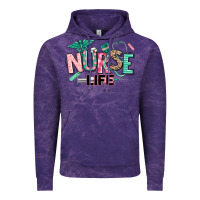 Cloud Purple nurse life Vintage Hoodie - texasbilliewilder