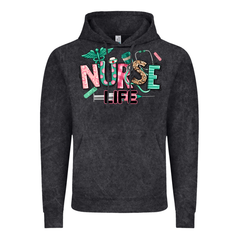 Nurse Life Vintage Hoodie by texasbilliewilder | Teevron