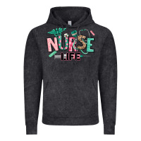 Vintage Black nurse life Vintage Hoodie - texasbilliewilder