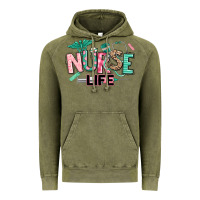 Vintage Olive nurse life Vintage Hoodie - texasbilliewilder