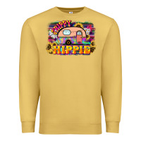 Antique Gold trippy hippie Premium Sweatshirt - NancyCooperArtShop