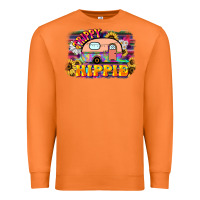 Carrot trippy hippie Premium Sweatshirt - NancyCooperArtShop