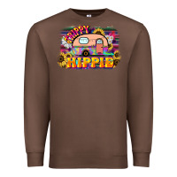 Chestnut trippy hippie Premium Sweatshirt - NancyCooperArtShop