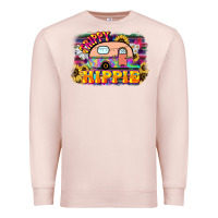 Pale Pink trippy hippie Premium Sweatshirt - NancyCooperArtShop