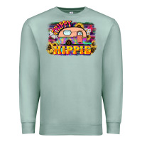 Seafoam trippy hippie Premium Sweatshirt - NancyCooperArtShop