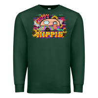 Sports Green trippy hippie Premium Sweatshirt - NancyCooperArtShop
