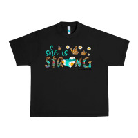 Black she is strong Urban Heavy Tee - HRA Design Shop