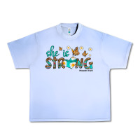 Grape Ice she is strong Urban Heavy Tee - HRA Design Shop