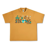 Peanut Butter she is strong Urban Heavy Tee - HRA Design Shop