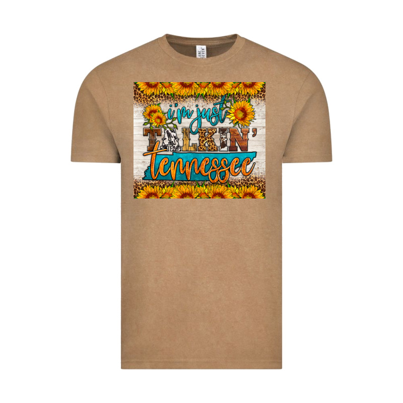 I'm Just Talking Tennessee Tumbler Vintage Tee by HRA Design Shop | Teevron