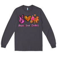 Smoke peace love cookies Long Sleeve Tee - AdoDesignShop