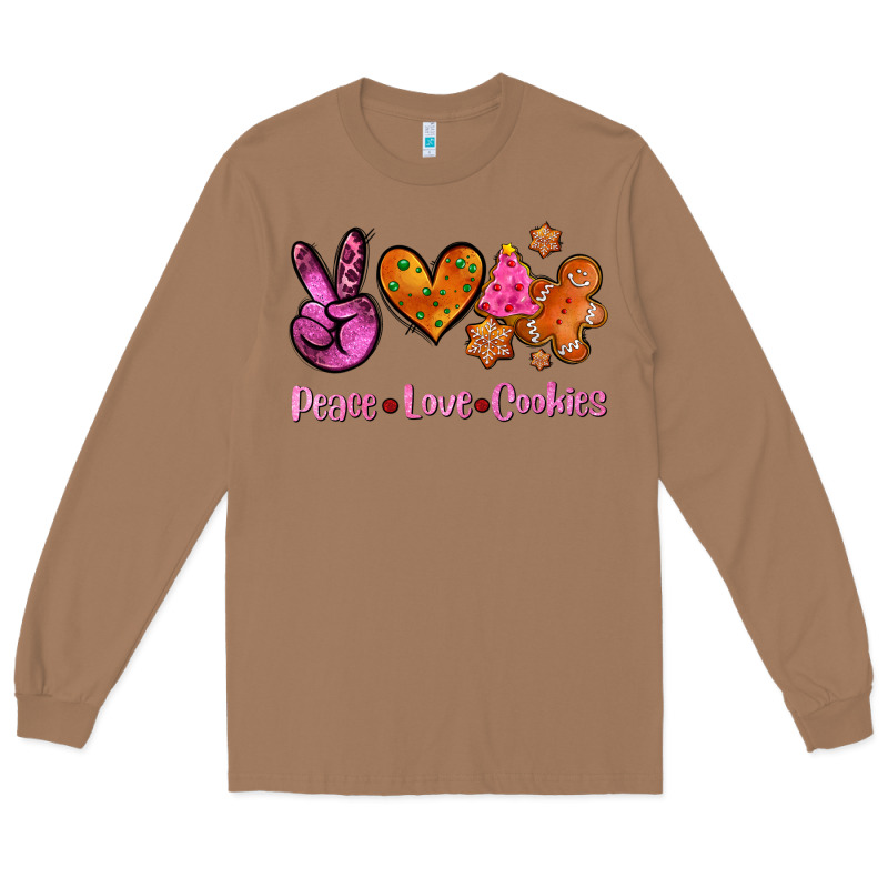 Peace Love Cookies Long Sleeve Tee by AdoDesignShop | Teevron